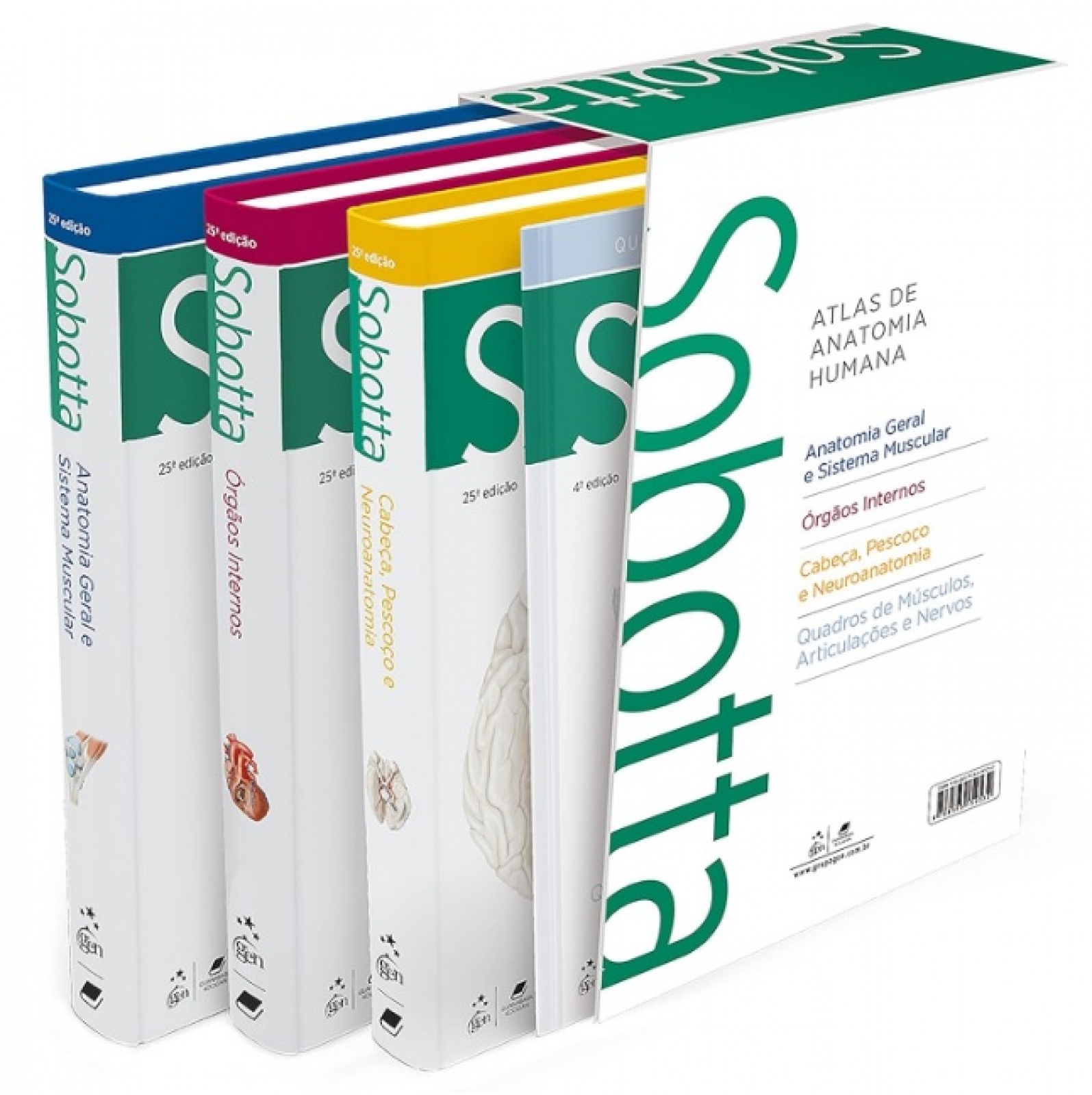 Sobotta Atlas De Anatomia Humana - 3 Volumes